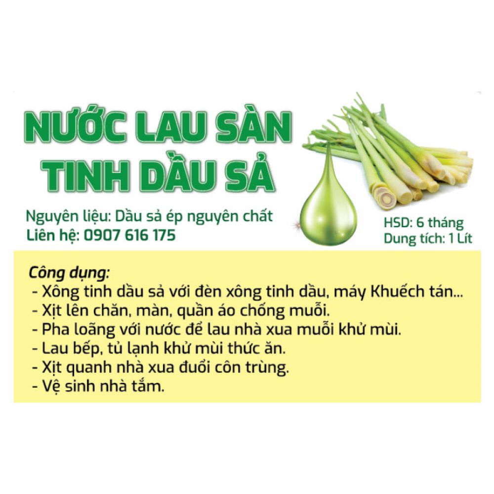 In tem nhãn nước lau sàn