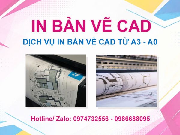 Dịch vụ in bản vẽ CAD tại TPHCM