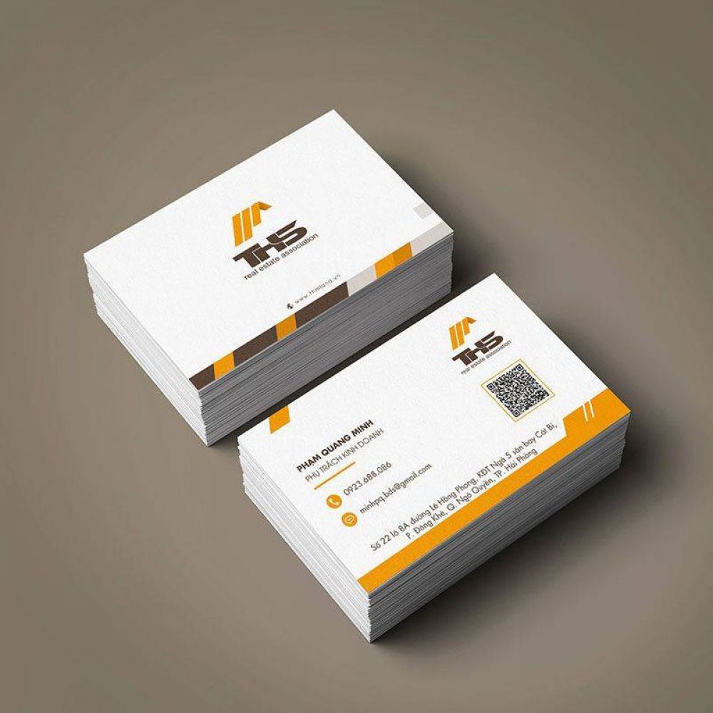 In danh thiếp có mã qr