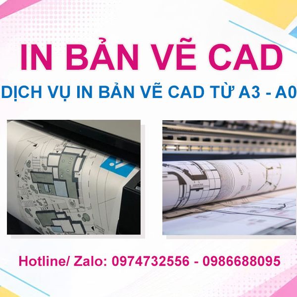 Dịch vụ in bản vẽ CAD tại TPHCM
