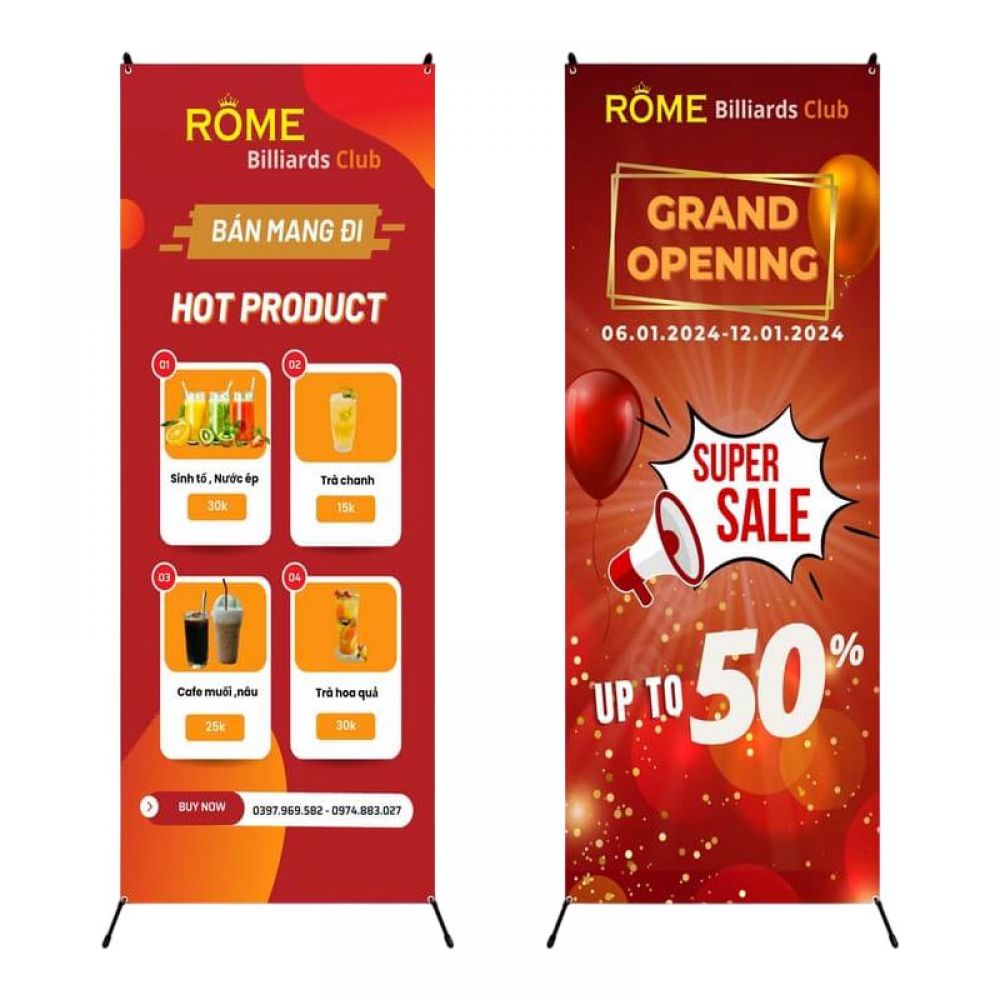 Nhận in standee