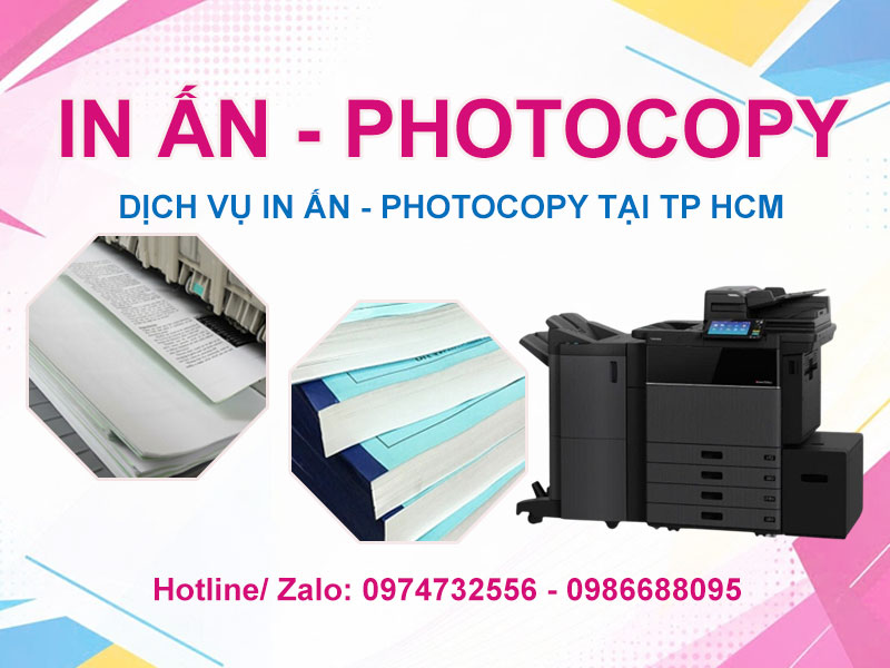 Dịch vụ in ấn - photocopy giá rẻ tại TP HCM
